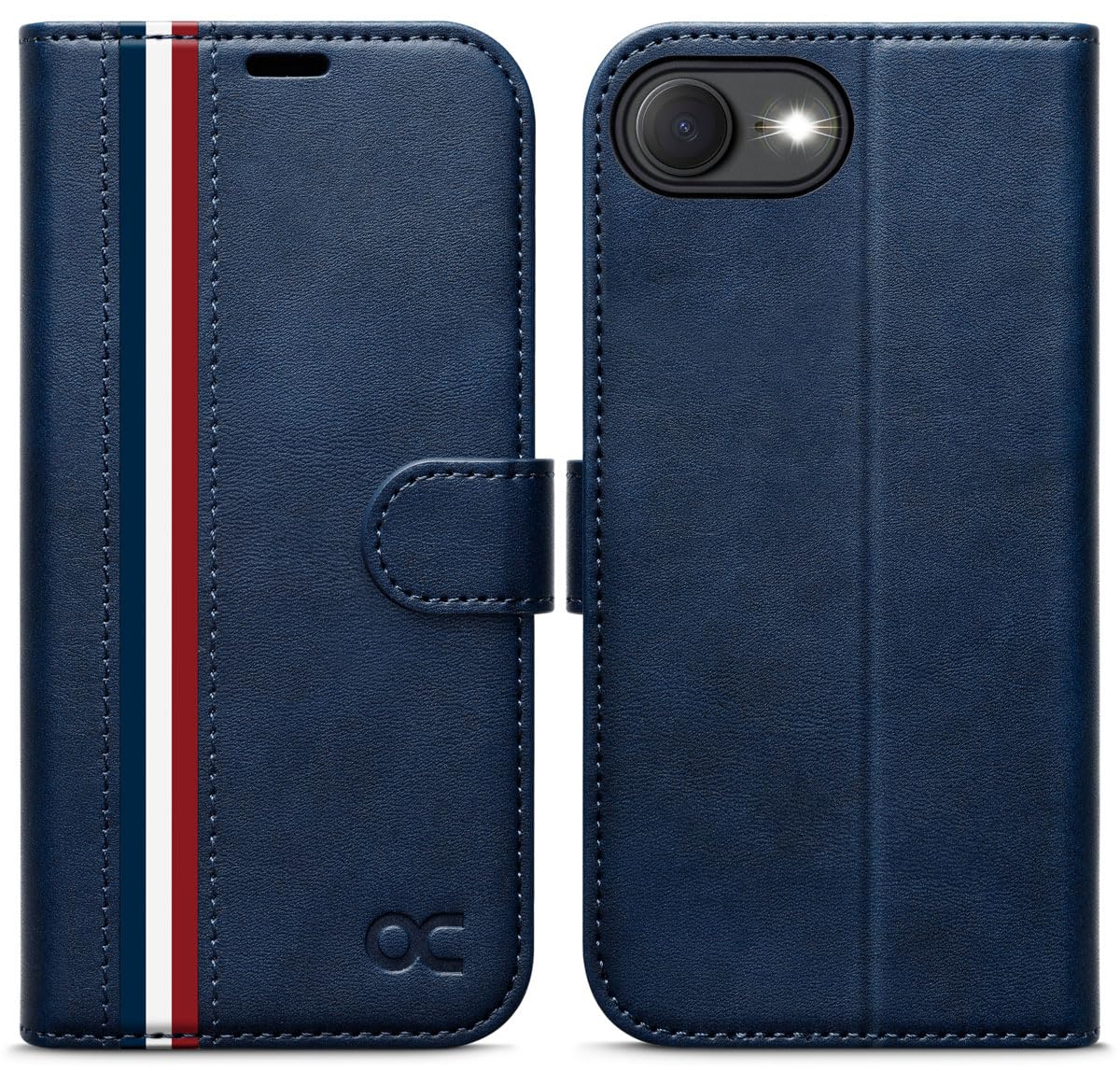 OCASE Compatible with iPhone 16e Wallet Case, PU Leather Flip Folio Case with Card Holders RFID Blocking Kickstand [Shockproof TPU Inner Shell] Phone