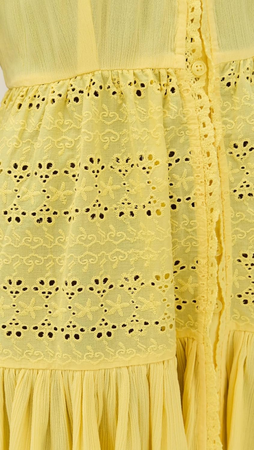 Playa Lucila Women's Eyelet Mini Dress - Image 6