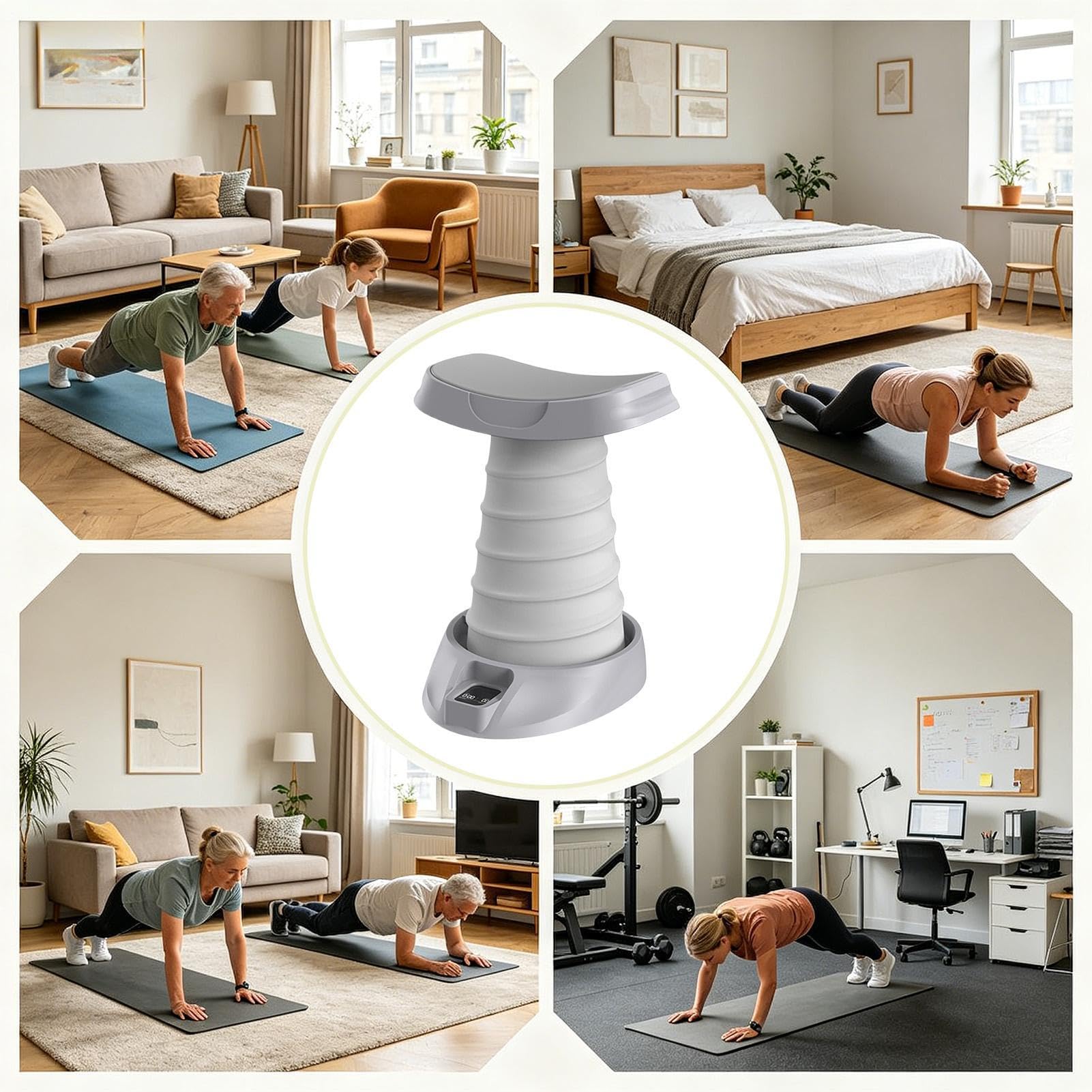 Soporte de entrenamiento push-up, soporte antideslizante para flexiones