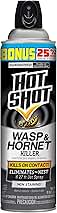 Hot Shot Wasp & Hornet Killer Spray For Insects, Eliminates The Nest, Sprays Up Tp 27 Feet, 17.5 fl Ounce