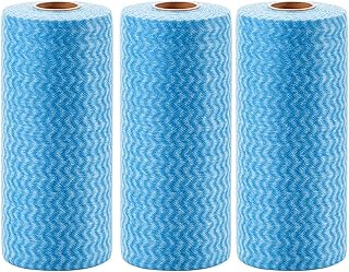 Disposable Cleaning Cloths Wipe Roll,3 Rolls ...,