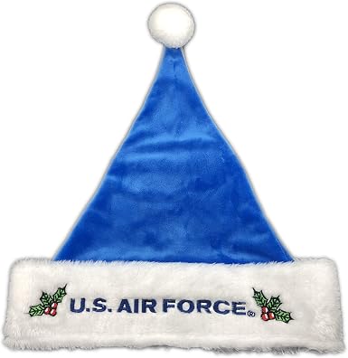Air Force Christmas Santa Hat 