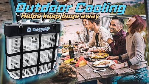 Miniatura 4 de Southwestern Equine EZ Breezy Box - Soporte para ventilador de caballo, bolsa clásica para ventilador, suministros estables, ventilador de caballo