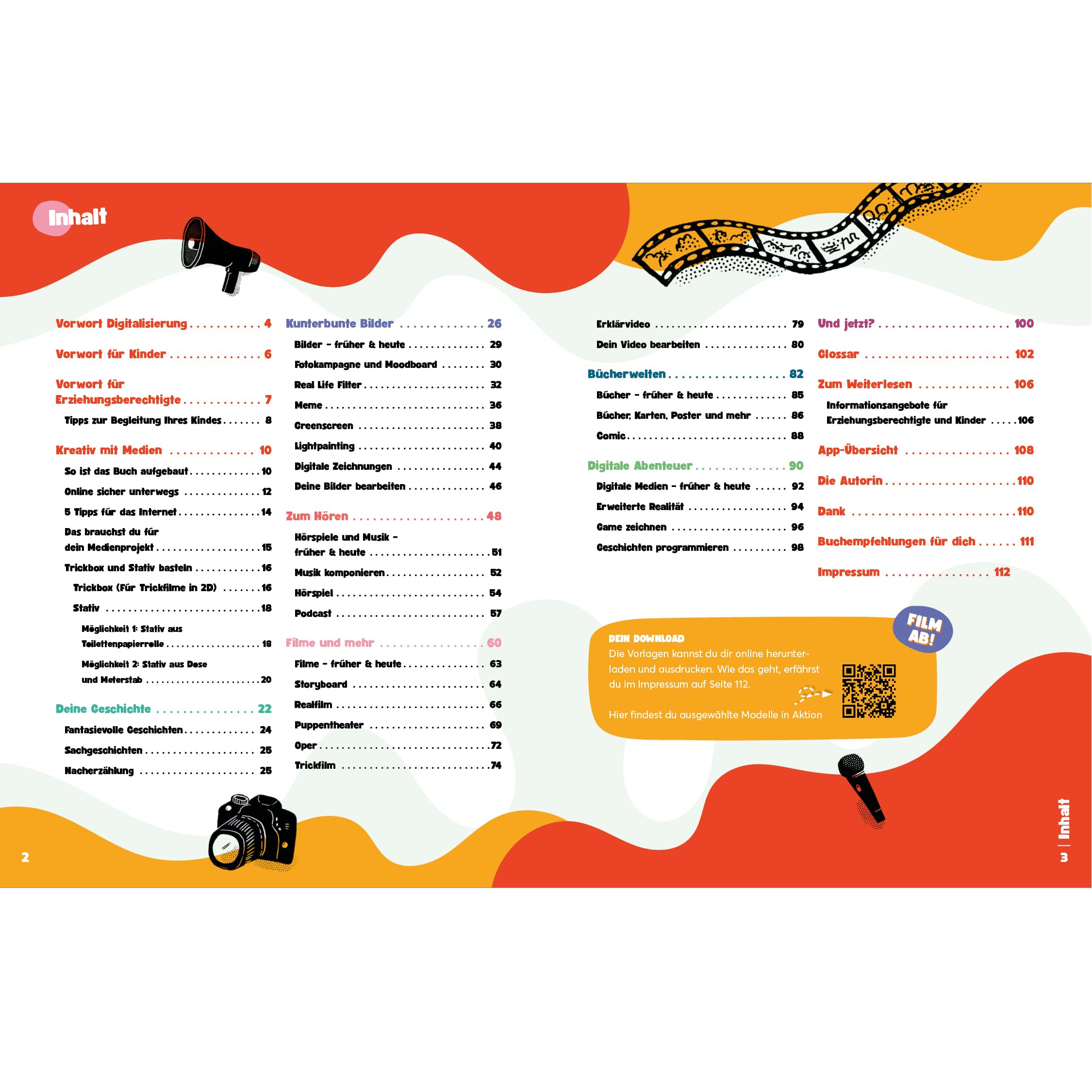 Digital Genial! - Schritt für Schritt zum Medienprofi: Dein Kreativbuch für Storys, Hörspiele, Stop-Motion und Game-Ideen