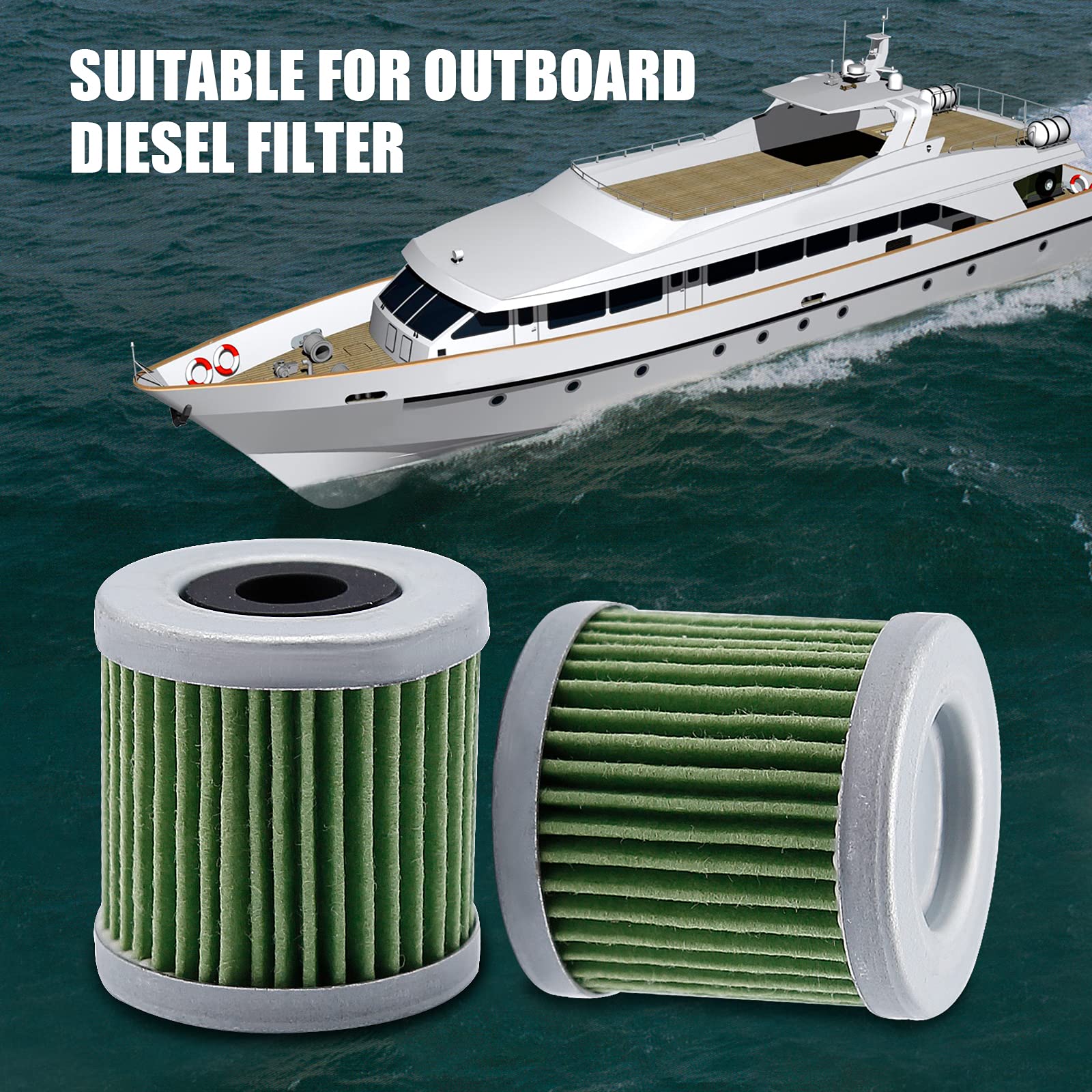 Amazon.com: Saihisday 2PCS Outboard Marine Fuel Filter 16911