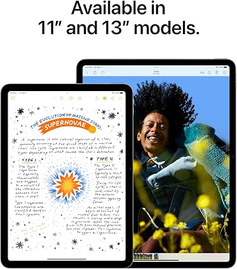 Apple iPad Air 11-inch (M2): Built for Apple Intelligence, Liquid Retina Display, 512GB, 12MP Front/Back Camera, Wi-Fi 6E, Touch ID, All-Day Battery Life Starlight