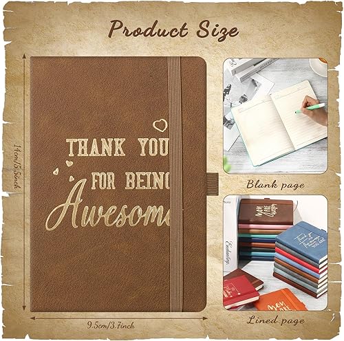 Miniatura 79 de 20 piezas de regalos de agradecimiento a los empleados para Navidad, diario de cuero de agradecimiento, regalo de equipo para compañeros de trabajo