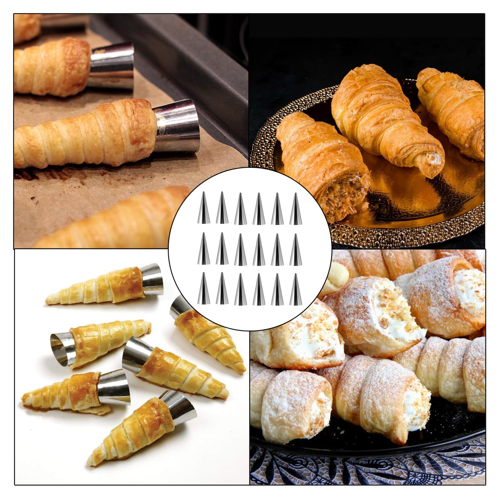 Cannoli bakvorm 42 stuks roestvrij staal - Voor het maken van heerlijke