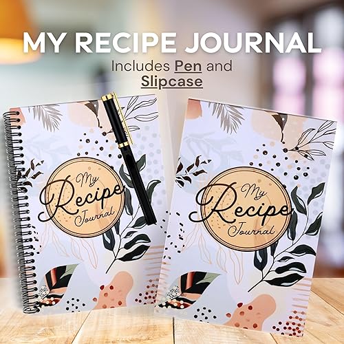 Miniatura 2 de Performore My Recipe Journal - Cuaderno de recetas encuadernado en espiral de 8.5 x 11 pulgadas, libro de recetas en blanco para escribir en tus