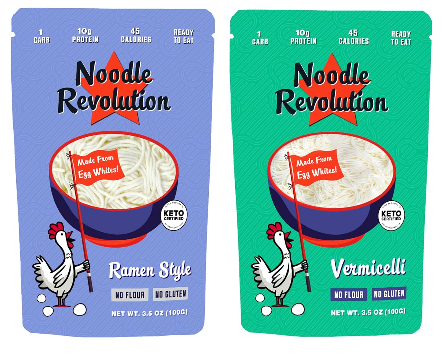 Noodle Revolution Keto Noodles (Just 1G Carbs), Made