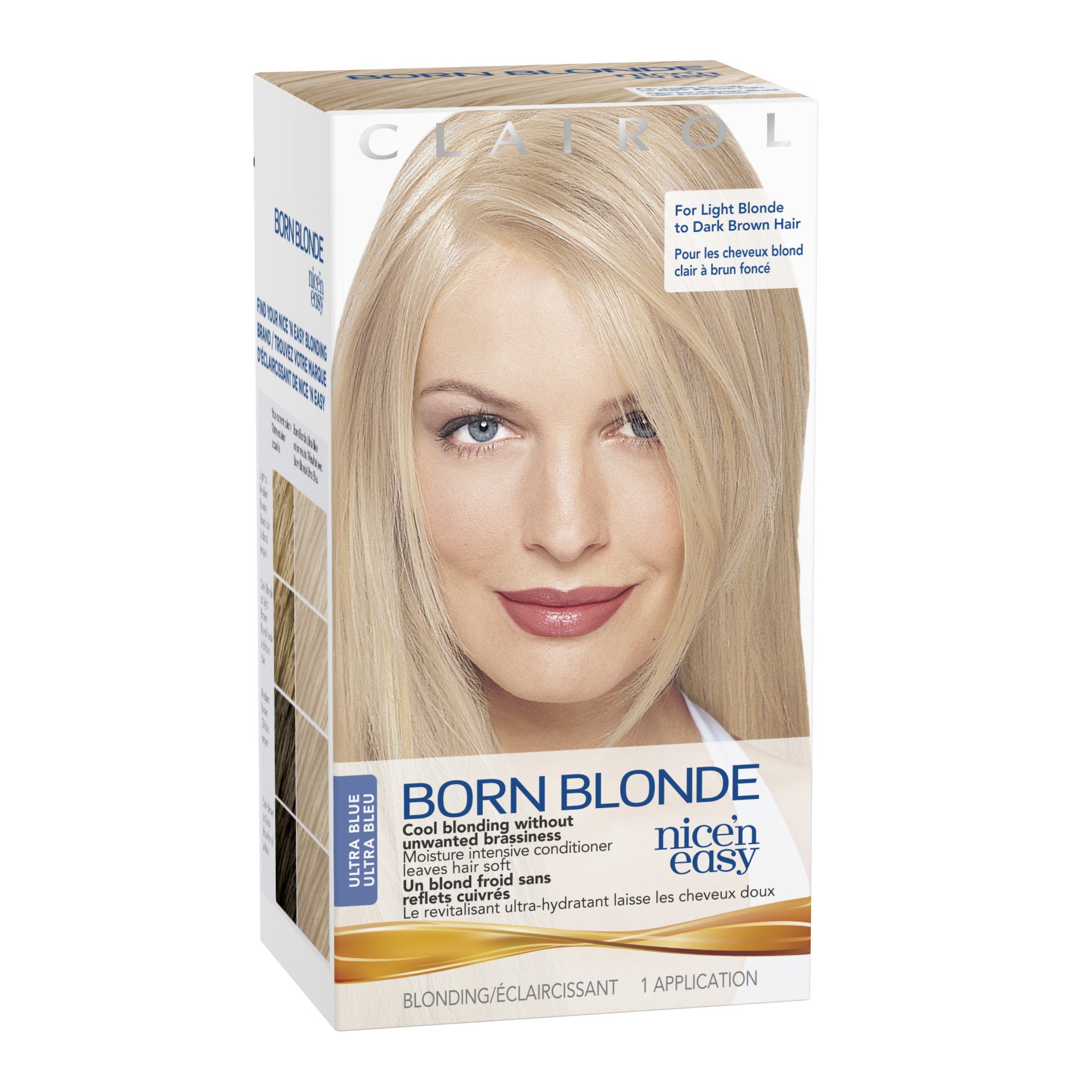 Clairol Nice 'N Easy Born Blonde Hair Color, Ultra Blue 1 Kit (Pack of 3)