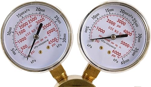 Miniatura 5 de SÜA - Nitrógeno/Gas Inerte - Etapa única 0-1400 PSI, Regulador de Alta Presión, CGA-580