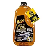 Meguiar's Gold Class Car Wash Shampoo & Conditioner, Shampoo con Cera per Auto e Moto