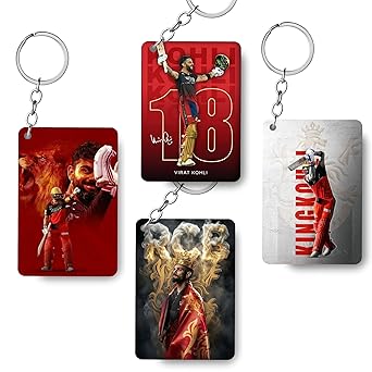 kart-in Printed Virat Kohli Key chain for Bag, Car, Bike, Best Gift For Cricket Fans Key Chain
