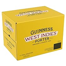 Guinness West Indies Porter Birra, Bottiglia – Pacco da 12 x 500 ml