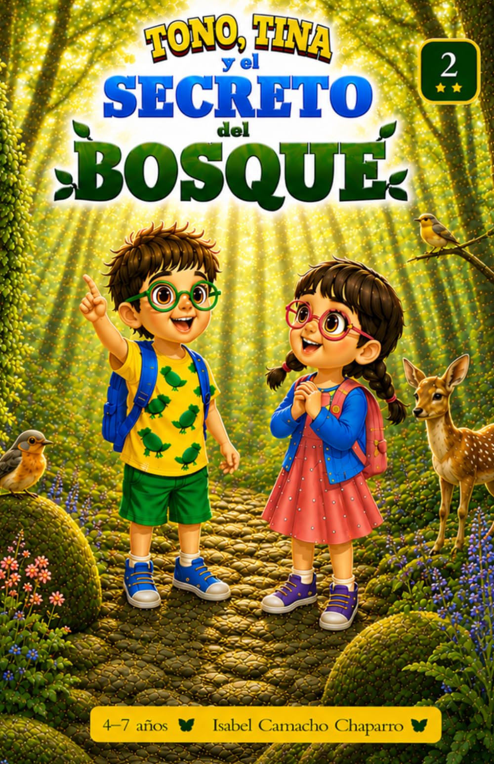 TONO, TINA y el SECRETO del BOSQUE: Un cuento infantil sobre la empatía, los animales y la magia de escuchar con el corazón: 2 (Las aventuras de Tono y Tina)