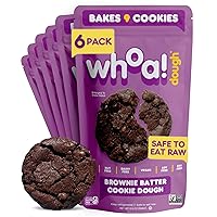 Vista 12 de Whoa Dough - Barras de masa de galletas comestibles, certificadas sin OMG, Kosher y sin gluten, bocadillos saludables, aperitivos a base de plantas