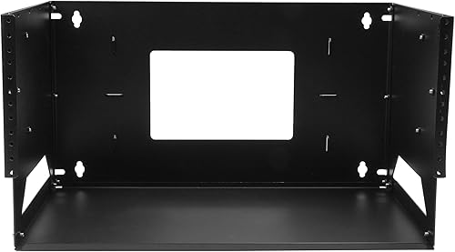 Miniatura 6 de StarTech.com Rack de red de marco abierto de 4U con estante integrado, profundidad ajustable de 2 postes (12 a 18 pulgadas), 75.2 libras