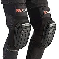 Vista 46 de REXBETI - Rodilleras para trabajo, rodilleras de gel de construcción, resistentes, cómodas y antideslizantes, para limpiar el suelo y el jardín