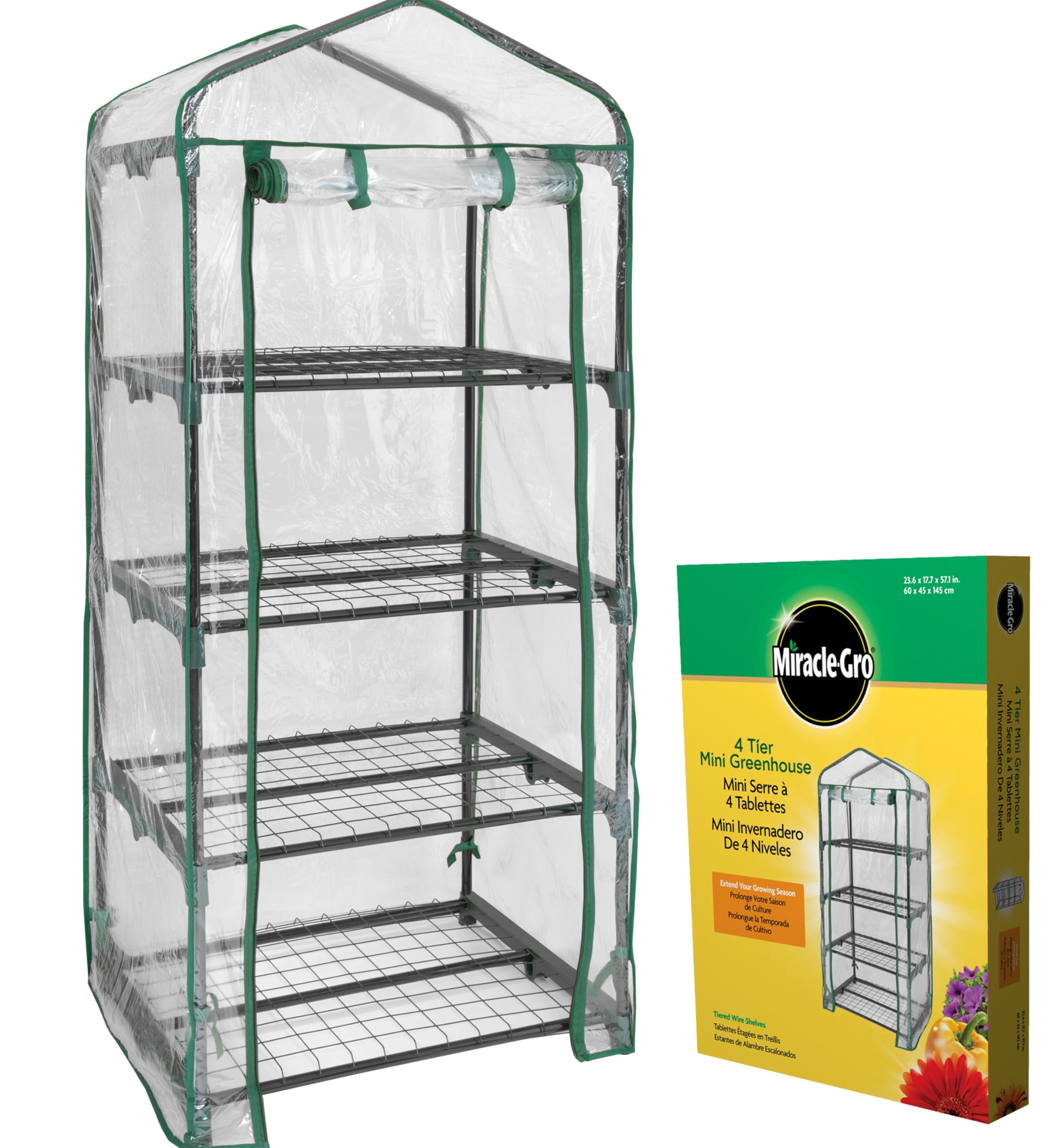 Miracle-Gro 4-Tier Mini Greenhouse