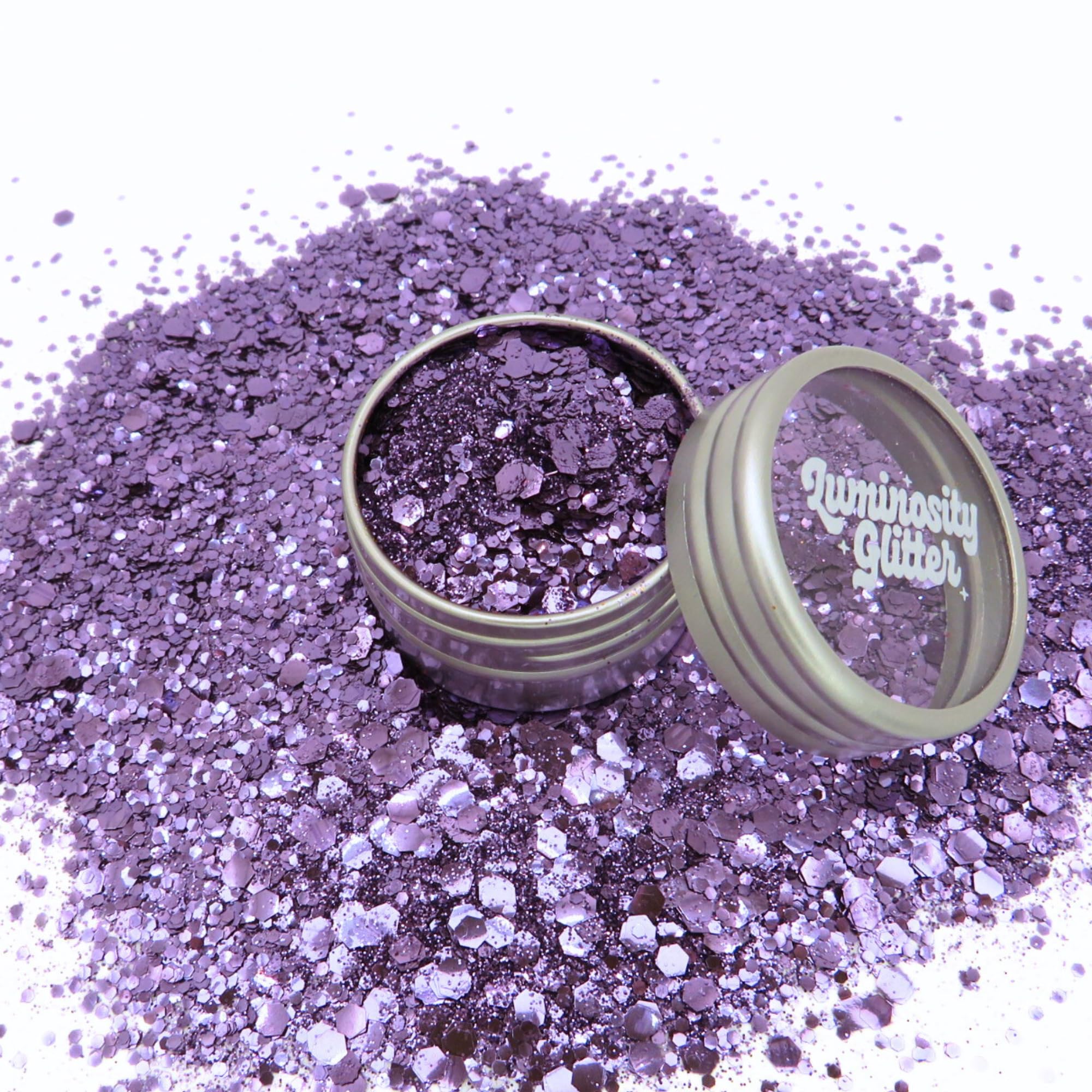 Purple Eco Glitter for Your Face and Body - Purple Biodegradable Eco Friendly Glitter Makeup - 6 Gram Pot - Image 3