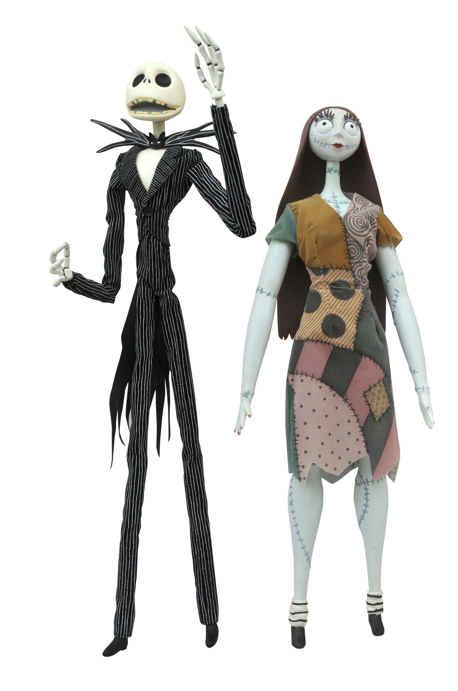Diamond Select ToysTim Burton's Nightmare Before Christmas: Jack and Sally 16" Coffin Doll Set
