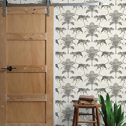 Miniatura 2 de Tommy Bahama - Papel tapiz autoadhesivo para dormitorio, tocador, cocina, vinilo, cobertura de 30.75 pies cuadrados (colección Tigre y árbol, coco)