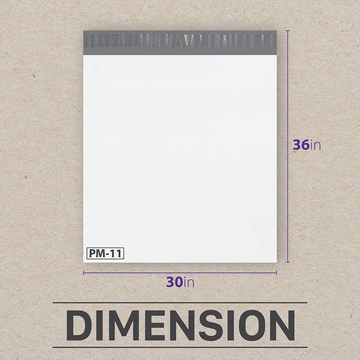 Fosmon 30x36 (5 Pack) Large Poly Mailers, Self-Seal Tear-Proof Waterproof...
