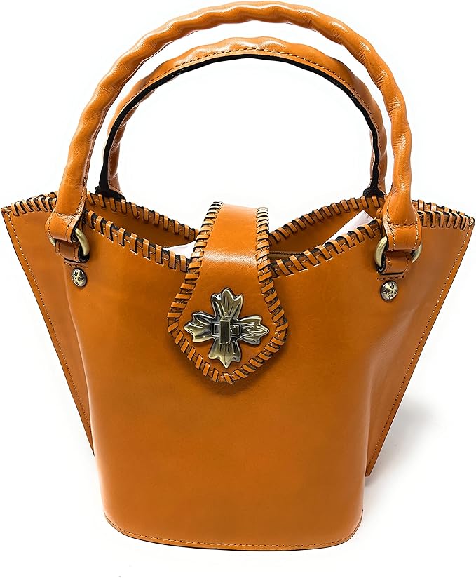 Patricia Nash Leather Shopper Bag, Sun Yellow Handbags