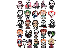 Powerpuff Girls Croc Charms for Horror Movie Halloween Festivities