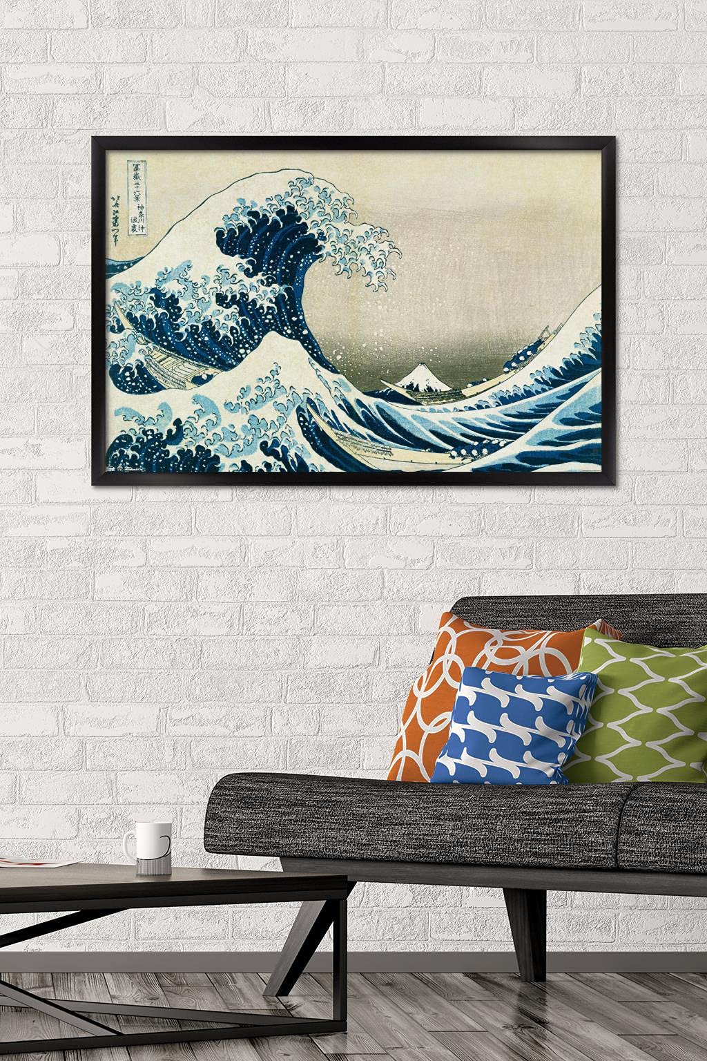Amazon.com: The Great Wave off Kanagawa by Hokusai Wall Poster