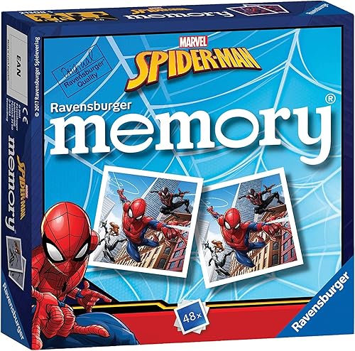 Miniatura 2 de Ravensburger 21308 Spiderman Marvel Spider-Man-Mini Memory Niños a partir de 3 años - Juego clásico de pares a juego
