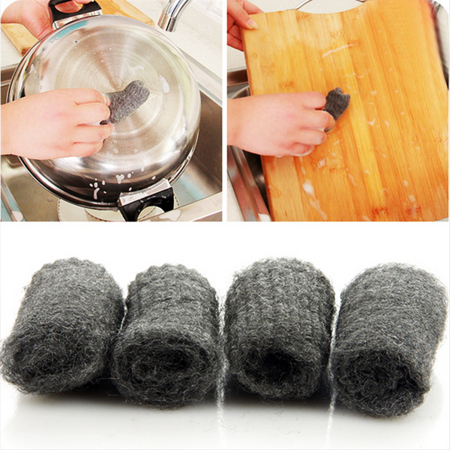 BronaGrand 160g Steel Wire Wool, Grade 0000 Steel Wool Wire Wool for