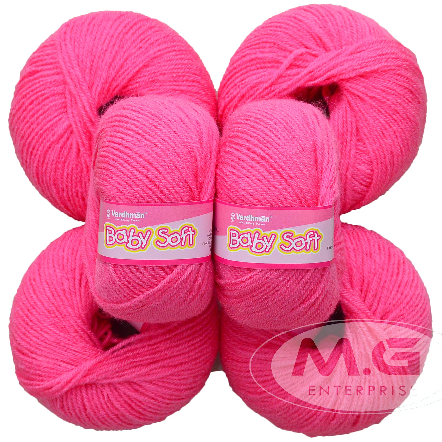 Vard hman 100% Acrylic Wool Melon (12 pc) Baby Wool Wool Ball Hand Knitting Wool/Art Craft Soft Fingering Crochet Hook Yarn, Needle Knitting Yarn Thread Dye J CGD