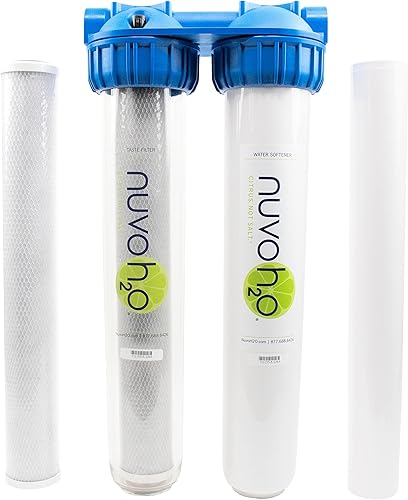 NuvoH2O Home Duo - Sistema de filtración de sabor y suavizante para toda la casa