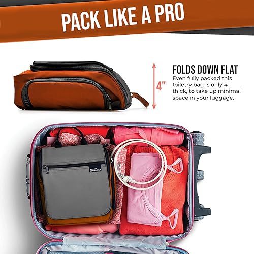 Miniatura 7 de D&D Bolsa colgante para artículos e aseo personal, organizador de viaje de diseñador para maquillaje y artículos de aseo, para hombres y mujeres,