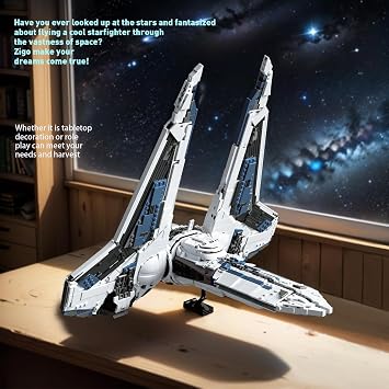Space Wars Star Fighter Building Set, 2948 Pcs