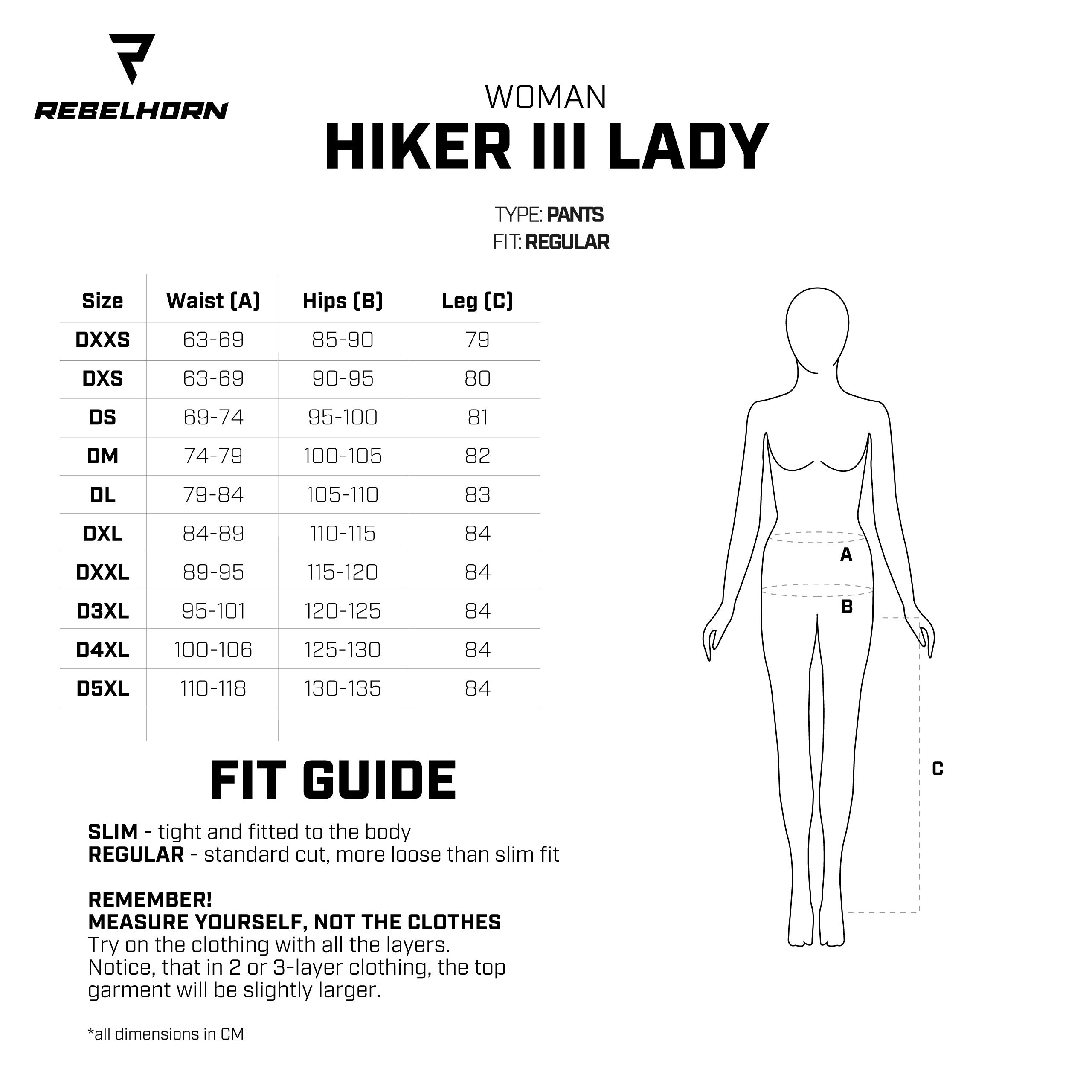 REBELHORN - Hiker-III Pants Lady, Pantaloni da Moto Donna