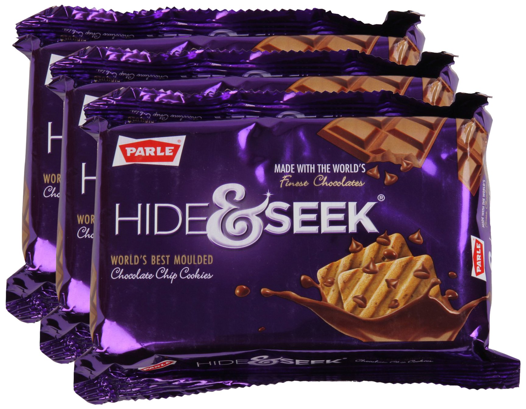 Parle More Combo - Hide and Seek Chocolate Chip Cookies, 200 Gm (Pack of 3) Promo Pack (B079LLWB6G) Amazon Price History, Amazon Price Tracker