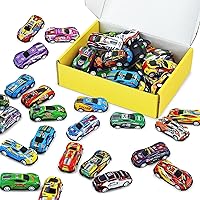 Vileafy 30 Pack Mini Pull Back Race Cars - Classroom Prizes, Party Favors, Treasure Box Toys for Kids 4-8 Boys Girls