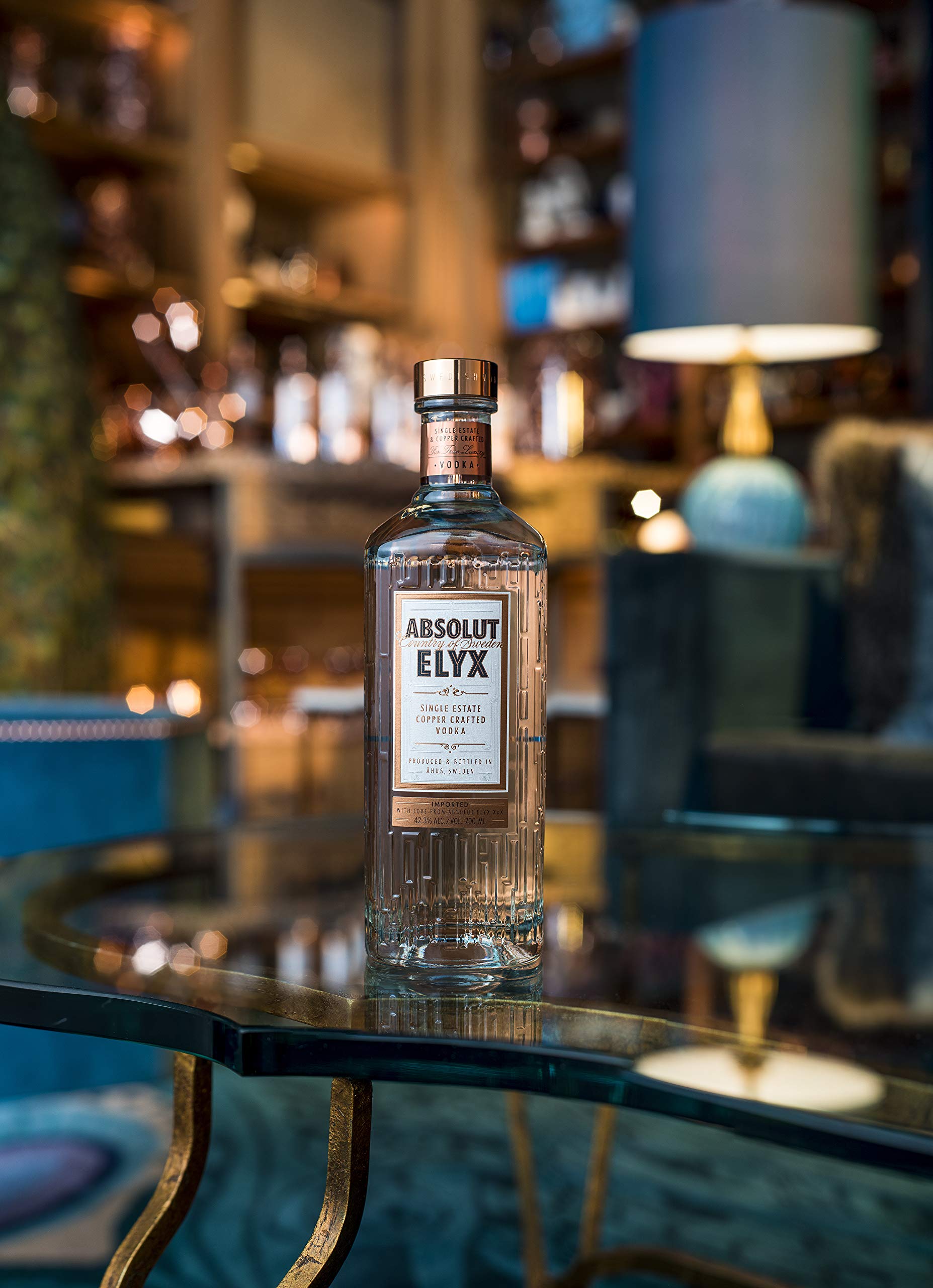 Absolut Vodka Elyx – Per Hand destillierter Luxus Wodka aus Schweden – Premiumwodka in edler Flasche – 1 x 3 L