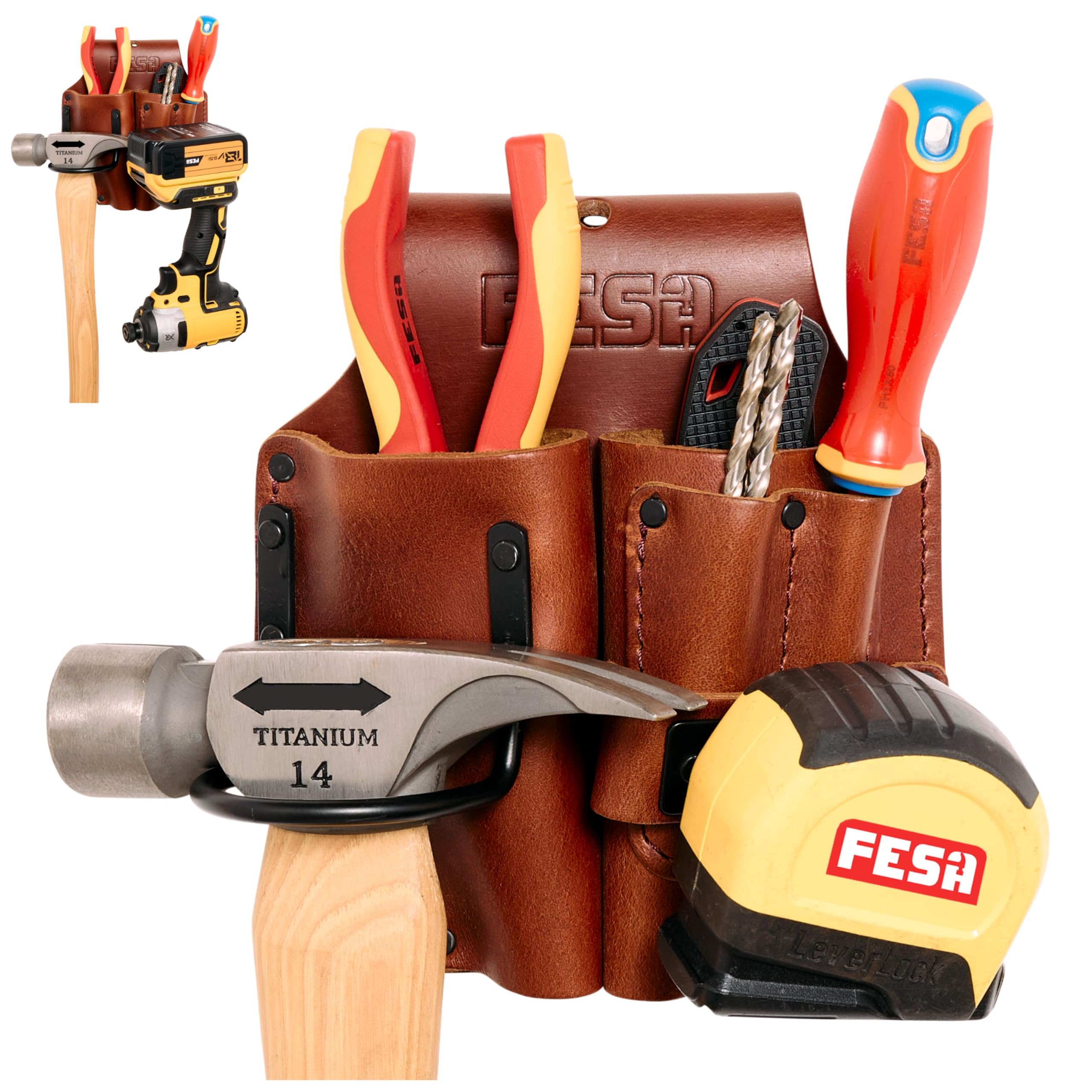 FESA Durable Leather Pliers Holster