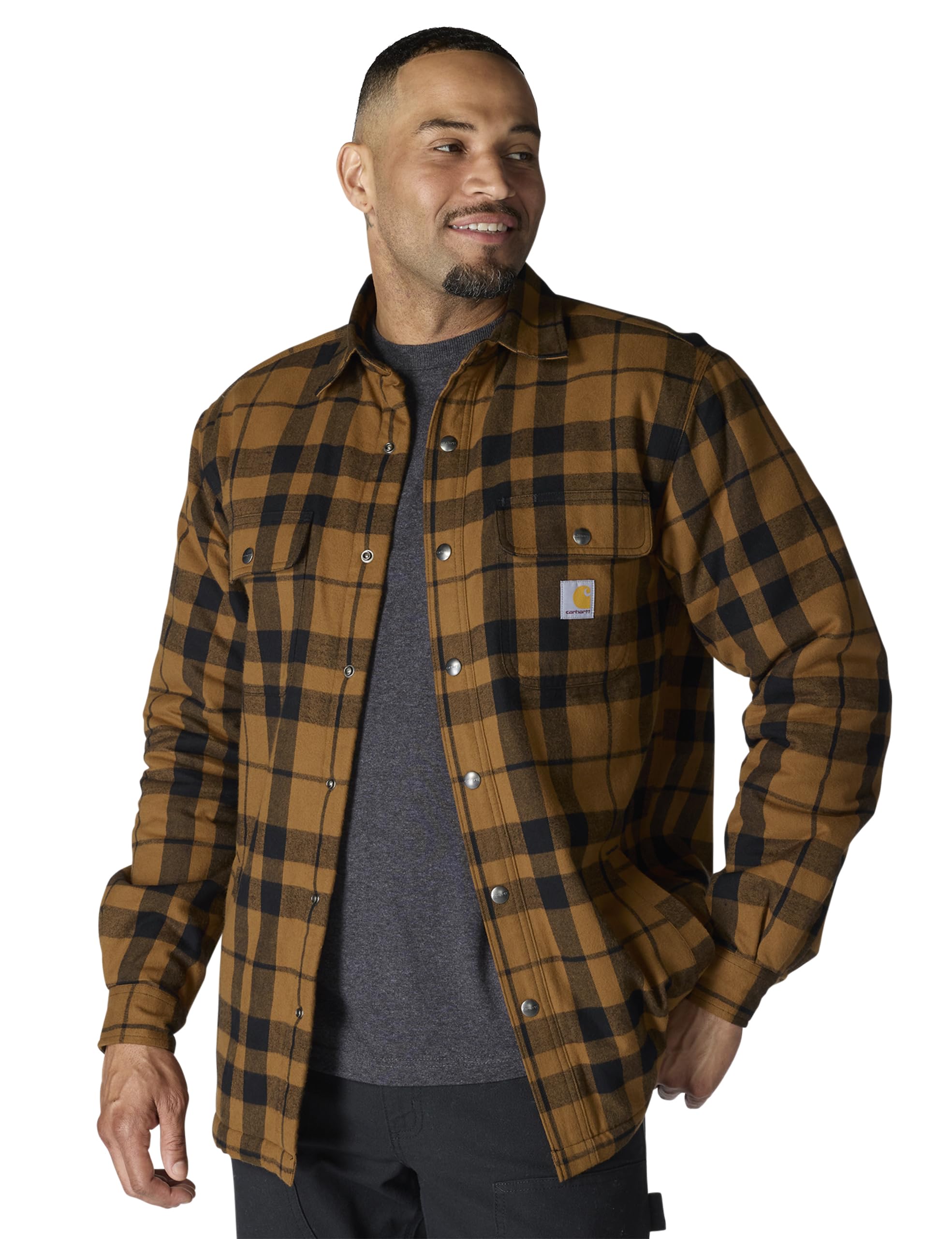 Carhartt Hubbard Plaid Shirt Kurtka, XL