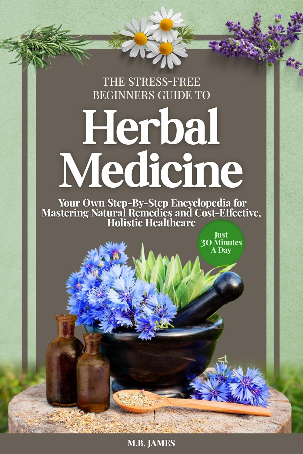 THE STRESS-FREE BEGINNERS GUIDE TO Herbal Medicine: Your Own Step-By-Step Encyclopedia for Mastering Natural Remedies and Cost-Effective, Holistic Healthcare, Just 30 Minutes A Day