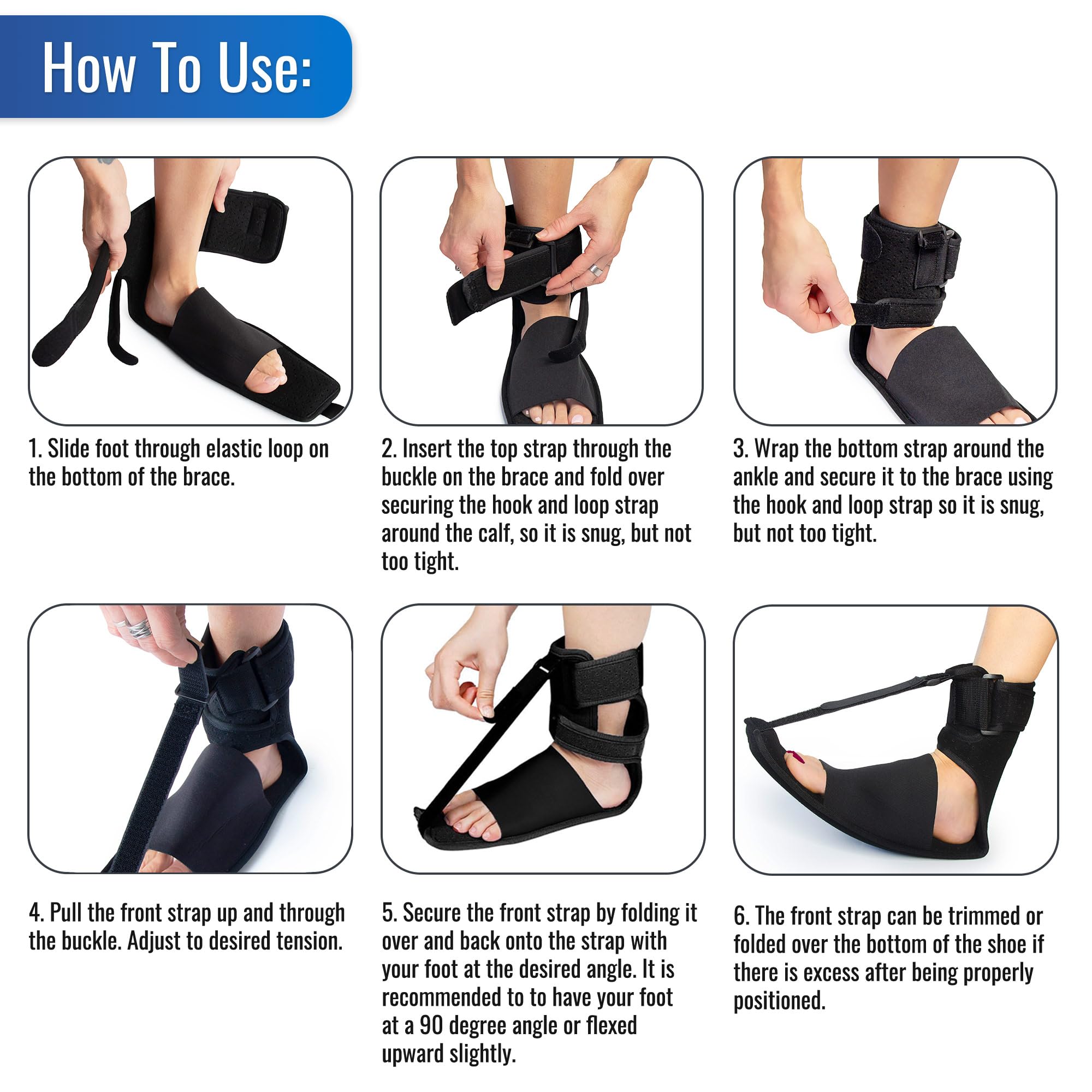 Heelbo Plantar Fasciitis Night Splint Bundle with Massage Roller and Relief Stretching Guide – Adjustable Foot Support, Heel Pain, Arch & Achilles Tendonitis Brace, Men & Women