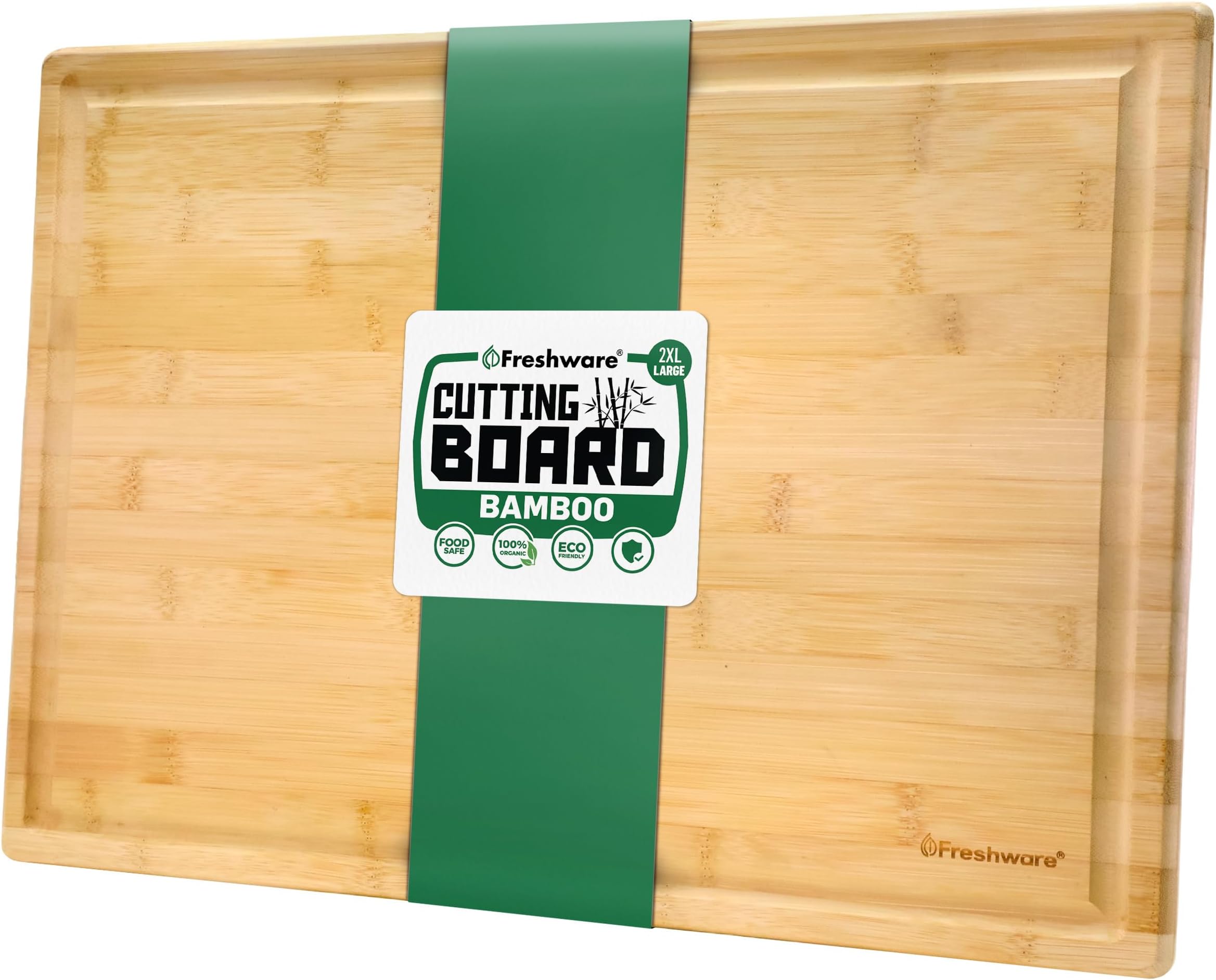 Bamboo Cutting Board, 2X-Large