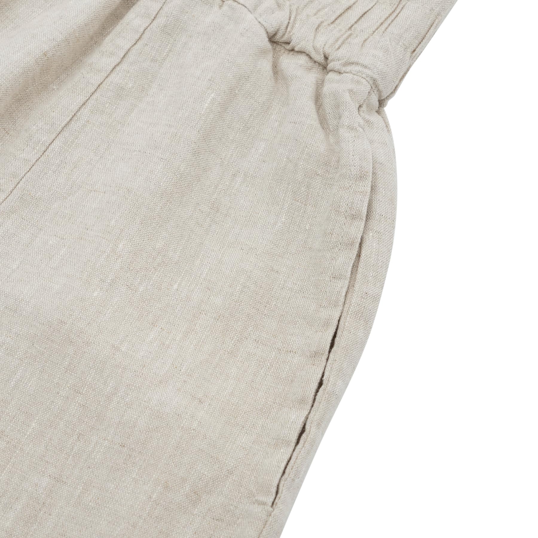 Amazhiyu Leinenhose Damen Sommer 7/8 Hosen Leicht Damenhose Mit Taschen