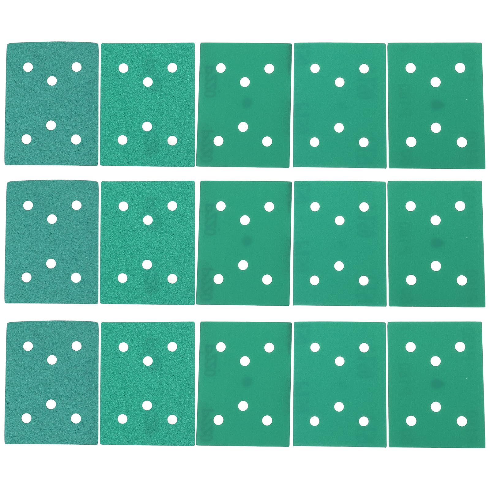 LT Easiyl 50pcs 3x4inch 6-Hole Assorted Grit Sanding Sheets 80/120/150/180/220 Grit Compatible with Surfprep Compatible with Uneeda Ekasand