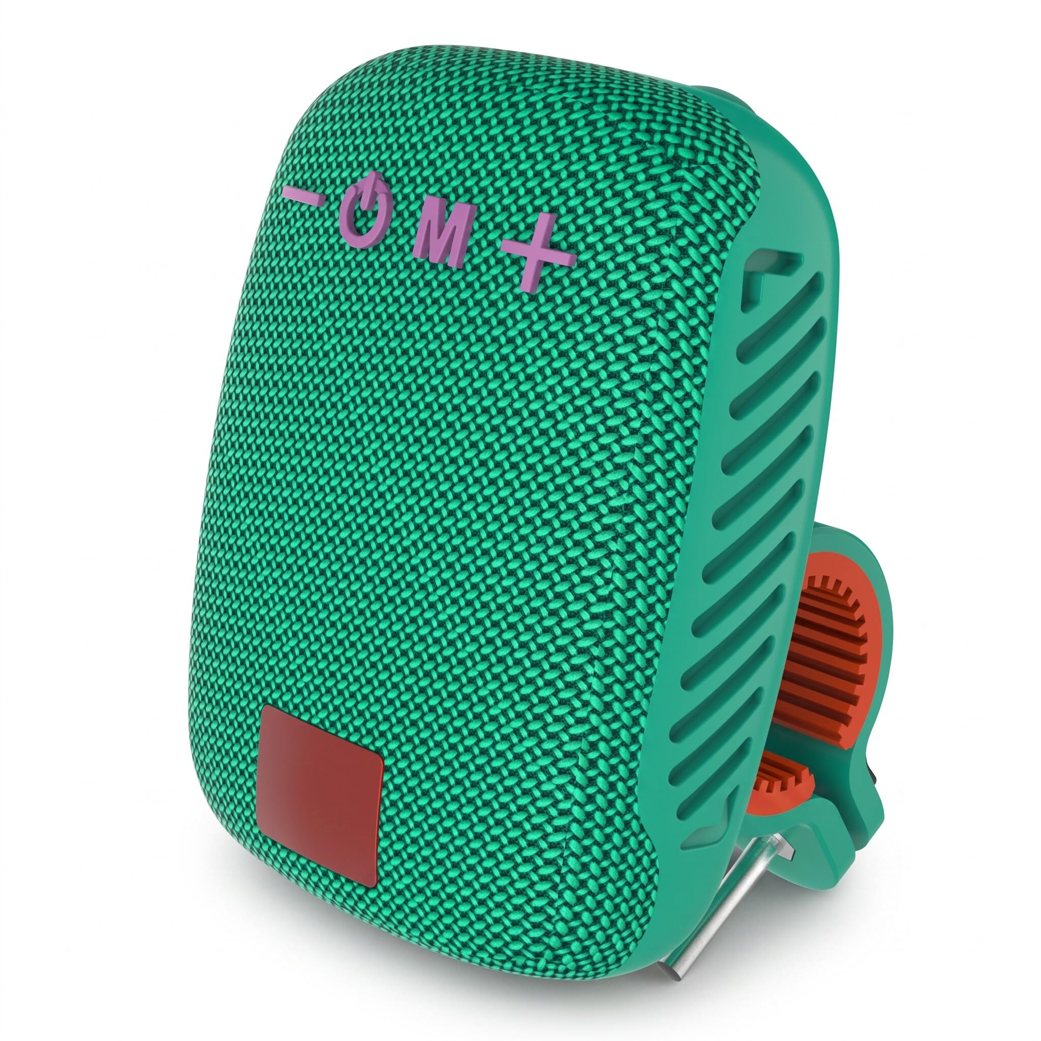 Altoparlante Bluetooth Portatile per Bici, Piccolo Altoparlante Wireless Impermeabile IPX5 con Supporto per Manubrio, Supporto Scheda FM/TF/USB (blu pavone)