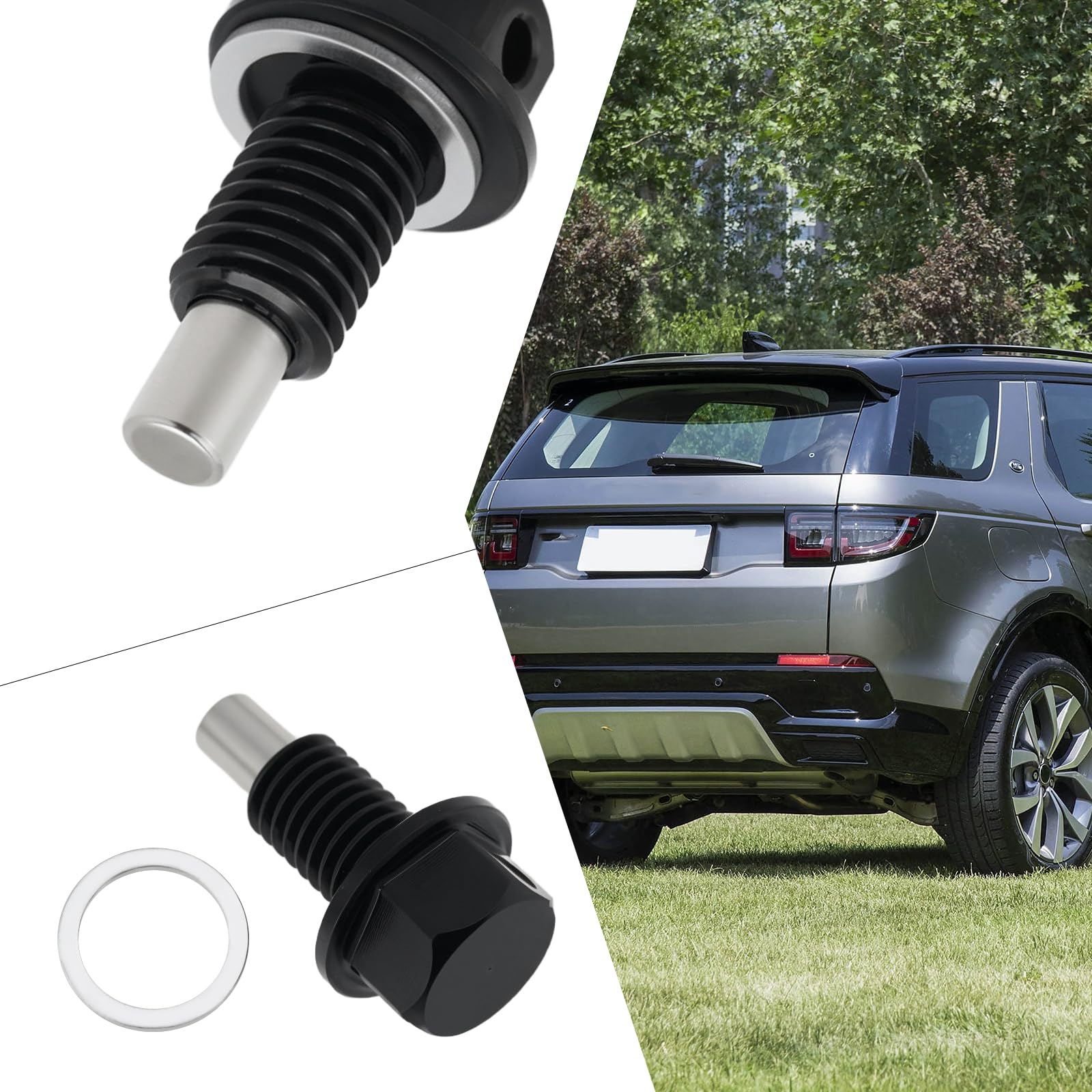 2 Tappi Di Scarico Olio Magnetici M14x1.5 - Per Auto, Moto E Barche, Con Anelli Di Tenuta - Foto 6